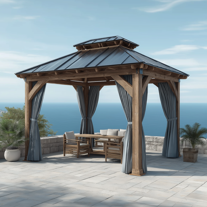 Create a Focal Point of Relaxation with a Custom Backyard Gazebo