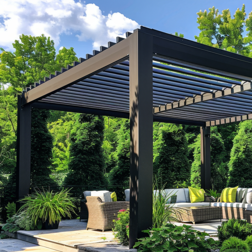 Define Outdoor Living with a Stylish, Modern Pergola